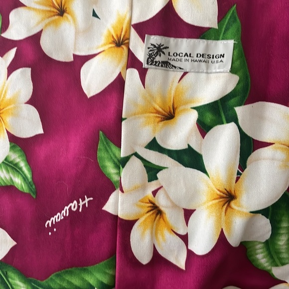 Large plumeria print crossbody - Picture 4 of 7